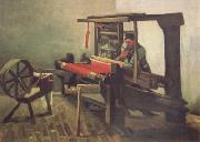Vincent Van Gogh Weaver Facing Left with Spinning Wheel (nn04) painting